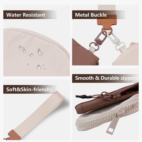 🆕 Double-Pouch Wristlet Wallet with Detachable Coin Purse and Keyring - Picture 4 of 8